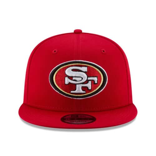 New Era 9Fifty San Francisco 49ers Basic Snapback Hat Red Front