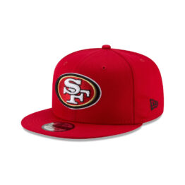 New Era 9Fifty San Francisco 49ers Basic Snapback Hat Red Left Front