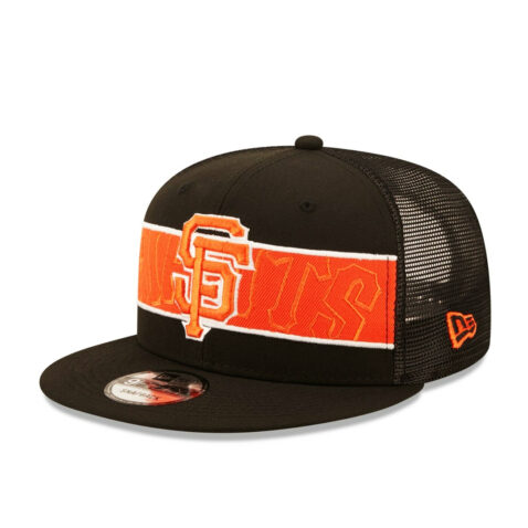 New Era 9Fifty San Francisco Giants Tonal Band Snapback Hat Official Team Color New Era 9Fifty San Francisco Giants Tonal Band Original Team Colors Left Front