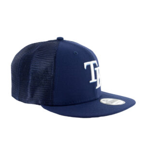 New Era 9Fifty Tampa Bay Rays Classic Trucker Snapback Hat Official Team Color