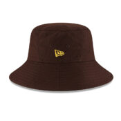 New Era San Diego Padres Batting Practice 2022 Bucket Hat Burnt Wood Brown Left
