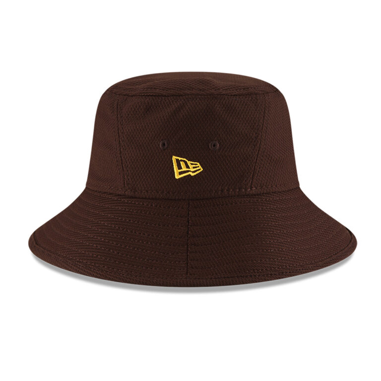 New Era San Diego Padres Batting Practice 2022 Bucket Hat Burnt Wood Brown Left New Era San Diego Padres Batting Practice 2022 Bucket Hat Burnt Wood Brown Left