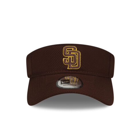 New Era San Diego Padres 2022 Batting Practice Visor Burnt Wood Brown New Era San Diego Padres Batting Practice 2022 Visor Burnt Wood Brown Front