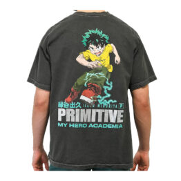 Primitive Full Cowl Washed Short Sleeve T-Shirt Black