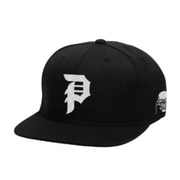 Primitive Hazard P Snapback Hat Black Front