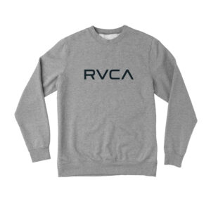 RVCA Big RVCA Crewneck Sweater Heather Grey