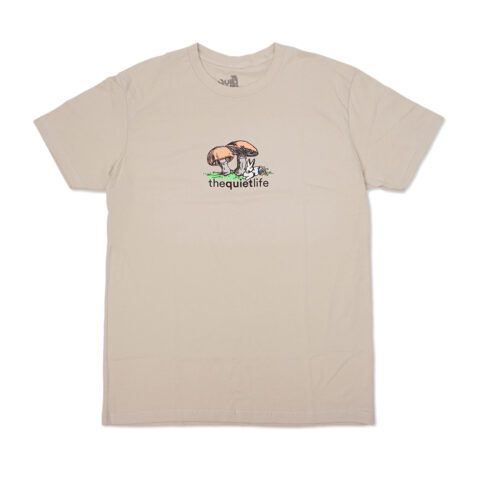 The Quiet Life Mushroom Origin Short Sleeve T-Shirt Sand