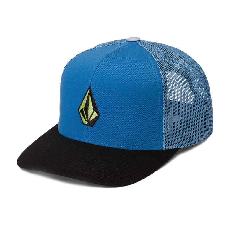 Volcom Full Stone Cheese Snapback Celestial Blue Left Front