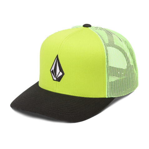Volcom Full Stone Cheese Snapback Limeade Left Front