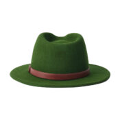 Brixton Messer Fedora Moss Back