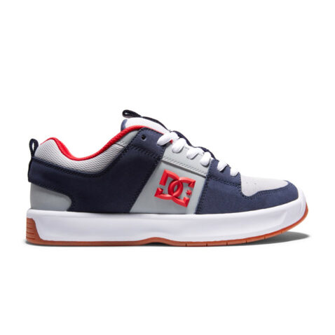 DC Shoes Lynx Zero Skate Jahmir Brown Navy Grey Right