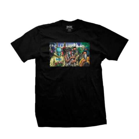 DGK Cartel Short Sleeve T-Shirt Black Front