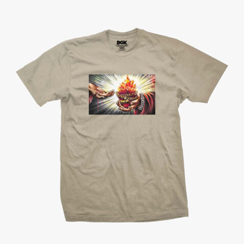 DGK Corazon Short Sleeve T-Shirt Sand Front