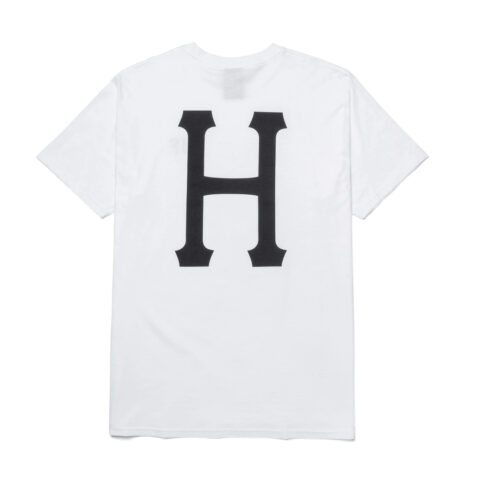 HUF Essentials Classic H Short Sleeve T-Shirt White Back