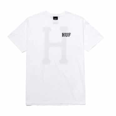 HUF Essentials Classic H Short Sleeve T-Shirt White