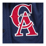 Mitchell & Ness California Angels BP Jersey Bo Jackson Dark Navy Close Up Logo