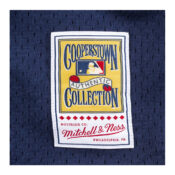 Mitchell & Ness California Angels BP Jersey Bo Jackson Dark Navy Close Up Tag