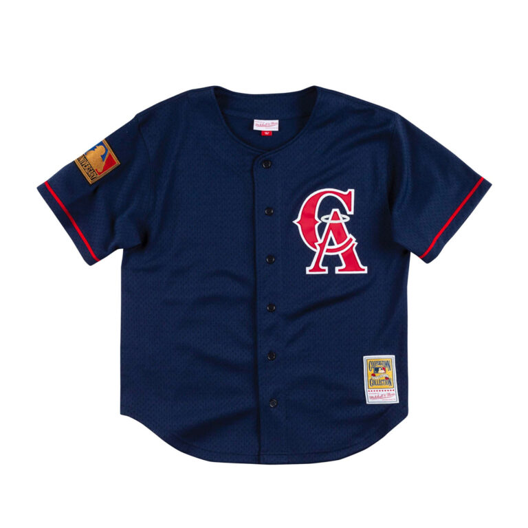 Mitchell & Ness California Angels BP Jersey Bo Jackson Dark Navy Front