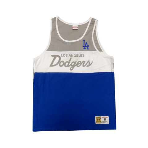 Mitchell & Ness Cotton Tank Top Los Angeles Dodgers Royal Blue