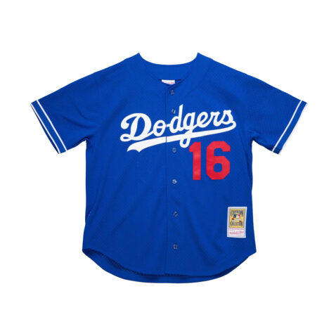 Mitchell & Ness Los Angeles Dodgers Batting Practice 1997 Jersey Nomo Royal Blue Front