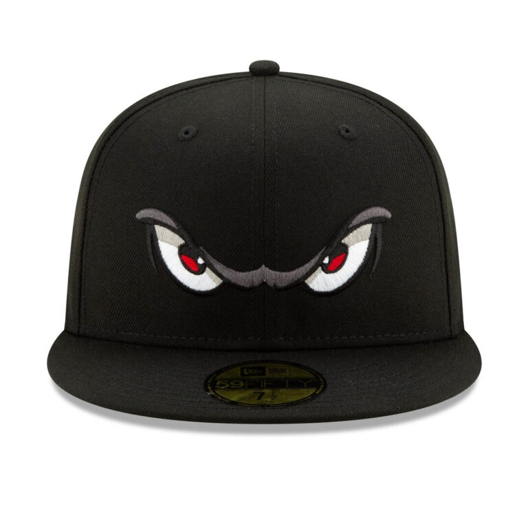 New Era 59Fifty Lake Elsinore Storm Road Fitted Hat Black Front New Era 59Fifty Lake Elsinore Storm Road Fitted Hat Black Front