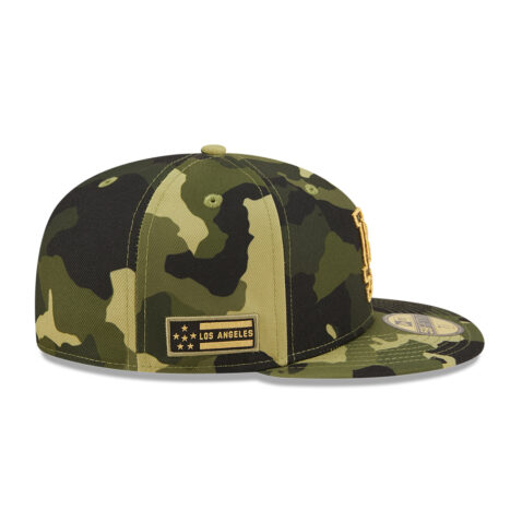New Era 59Fifty Los Angeles Dodgers Armed Forces Day 2022 Fitted Hat Camouflage Right