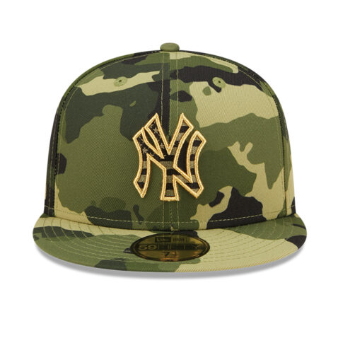 New Era 59Fifty New York Yankees Armed Forces Day 2022 Fitted Hat Camouflage Front