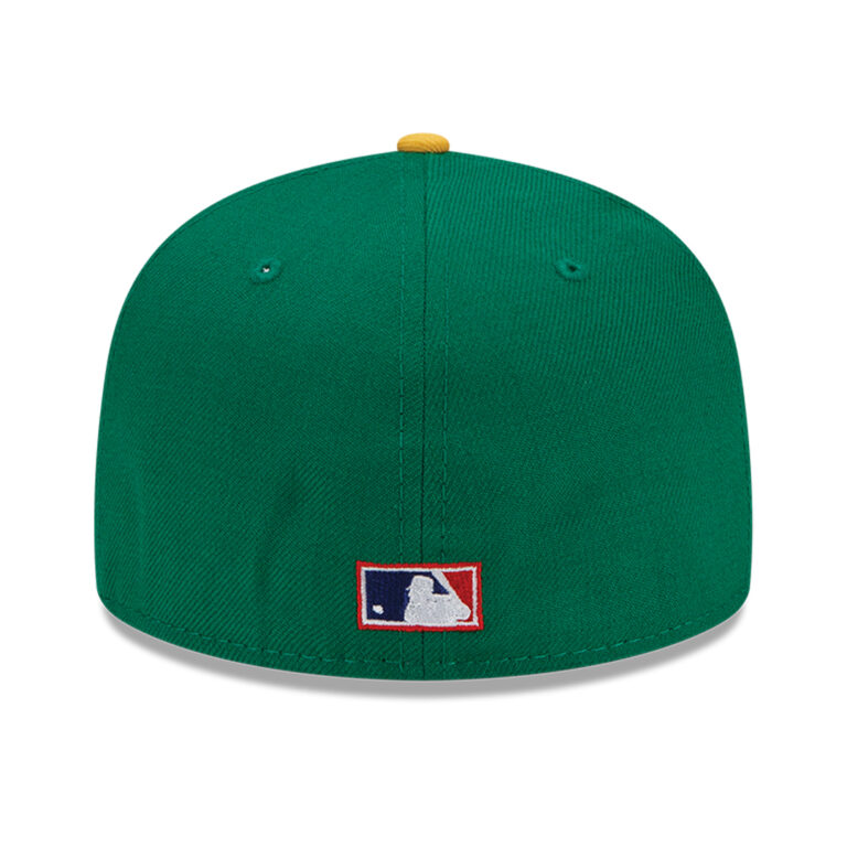 New Era 59Fifty Oakland Athletics Logo History 1973 Fitted Hat Kelly Green Back New Era 59Fifty Oakland Athletics Logo History 1973 Fitted Hat Kelly Green Back