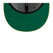 New Era 59Fifty Oakland Athletics Logo History 1973 Fitted Hat Kelly Green Undervisor