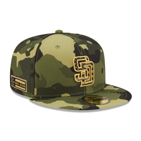 New Era 59Fifty San Diego Padres Armed Forces Day 2022 Fitted Hat Camouflage Right Front