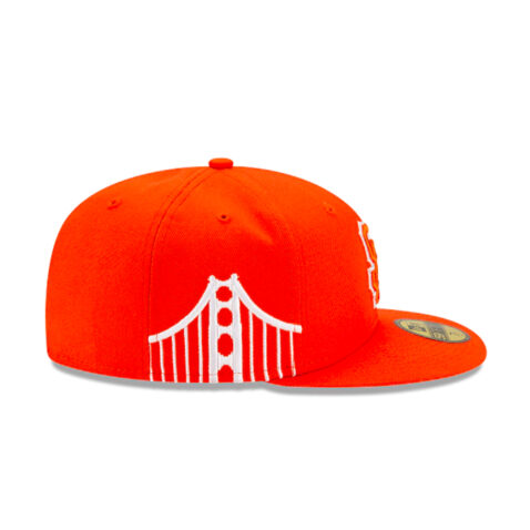 New Era 59Fifty San Francisco Giants City Connect 2021 Fitted Hat Orange Right