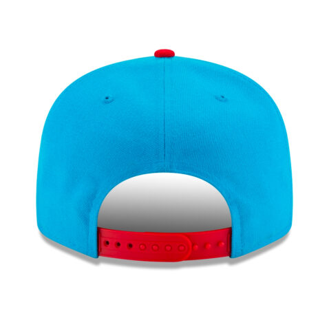New Era 9Fifty Miami Marlins City Connect 2021 Snapback Hat Blue Red Back