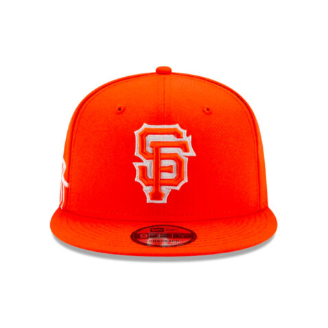 New Era 9Fifty San Francisco Giants City Connect 2021 Snapback Hat Orange Front