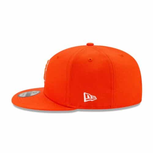 New Era 9Fifty San Francisco Giants City Connect 2021 Snapback Hat Orange Left