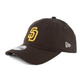 New Era 9Twenty San Diego Padres Heartvize Kids Strapback Hat Burnt Wood Brown