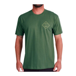 Salty Crew Tippet Premium Short Sleeve T-Shirt Forest Green Front