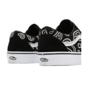 Vans Peace Paisley Old Skool Black True White Back