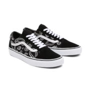 Vans Peace Paisley Old Skool Black True White Front