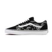 Vans Peace Paisley Old Skool Black True White Left