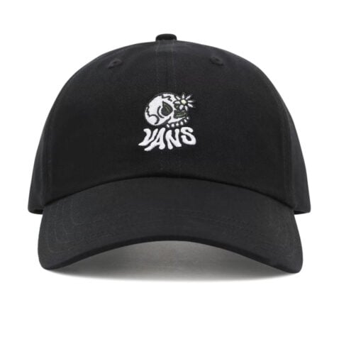Vans Skull Daze Curved Bill Strapback Hat Black | Billion Creation