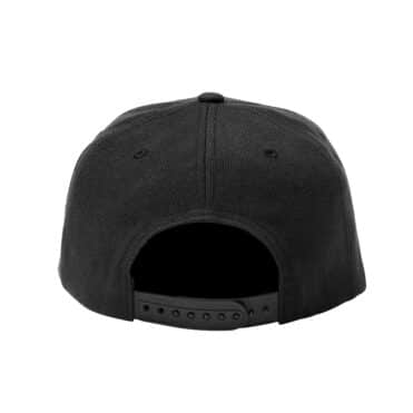 Brixton Alpha Square Snapback Hat Black