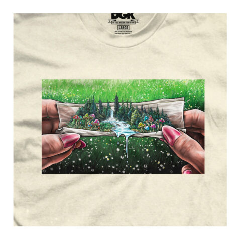 DGK Paraidise Found Short Sleeve T-Shirt Cream