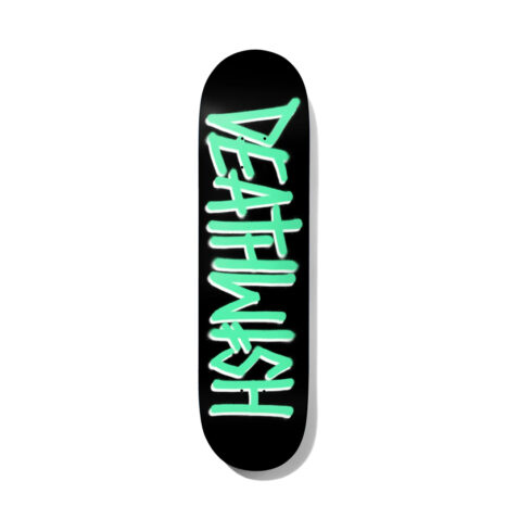 DeathWish Deathspray Glow 8.0 Deck Black