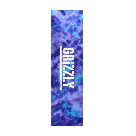 Grizzly Tie Dye Stamp Griptape Purple