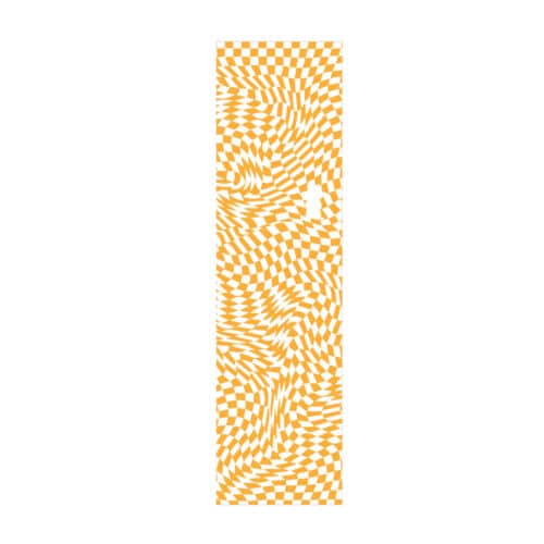 Grizzly Trippy Checker Griptape Yellow