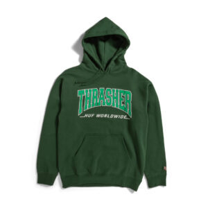 HUF Bayview PO Hoodie Forest Green Front