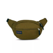 JanSport Fifth Avenue Fanny Army Green Front