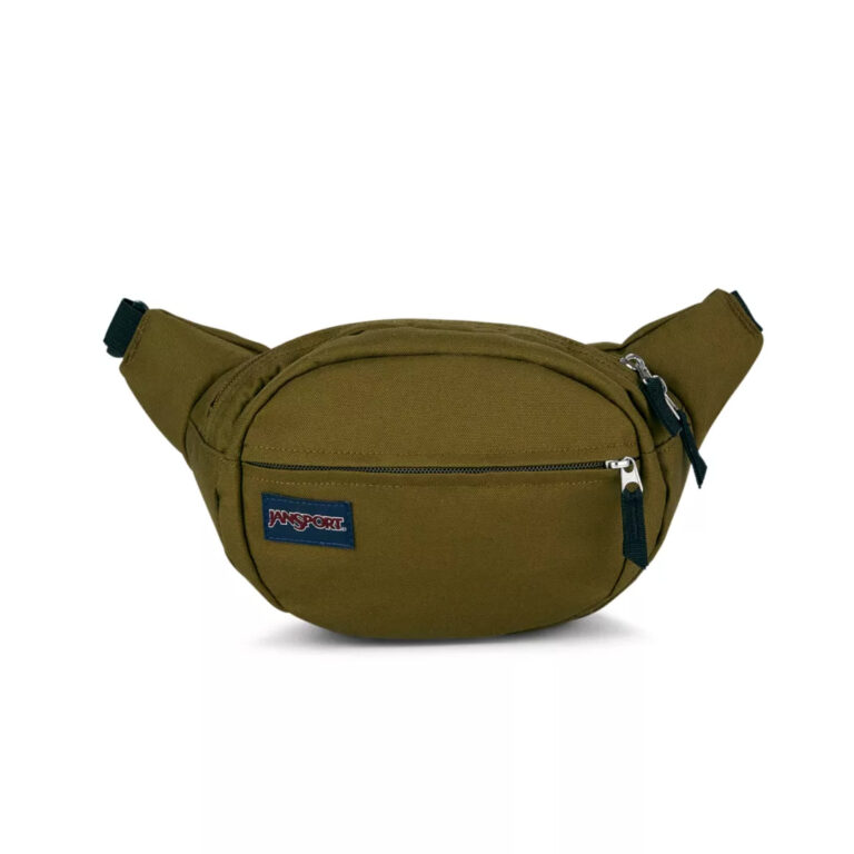JanSport Fifth Avenue Fanny Army Green Front
