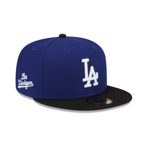 New Era 59Fifty Los Angeles Dodgers City Connect Fitted Hat Dark Royal Blue Right Front