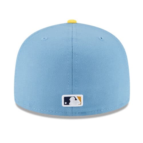 New Era 59Fifty Milwaukee Brewers City Connect 2022 Fitted Hat Light Blue Back